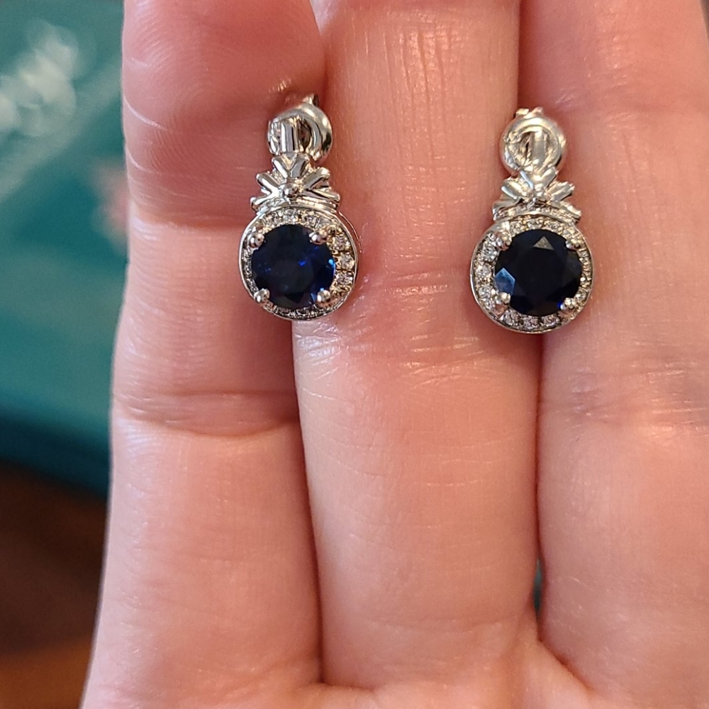 Sapphire Earrings